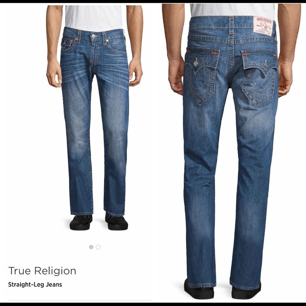 🎉HP🎉 Men’s Straight leg TRUE RELIGION Jeans